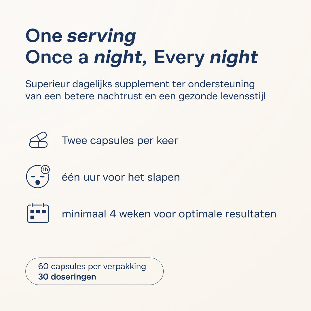 Natuurlijke Nacht Capsules.