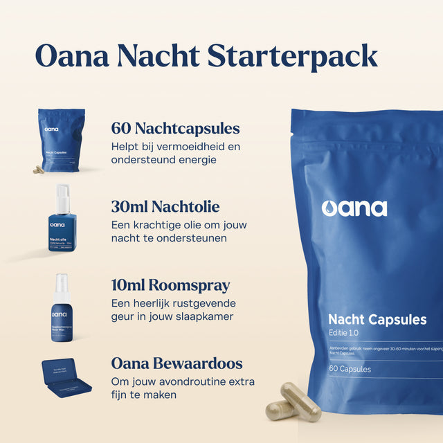 Naturlijke Nachtcapsule Starterkit - Met olie